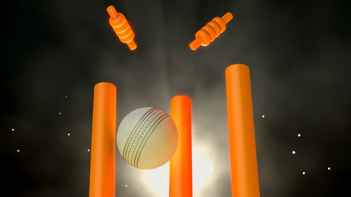 Ball hits the stumps